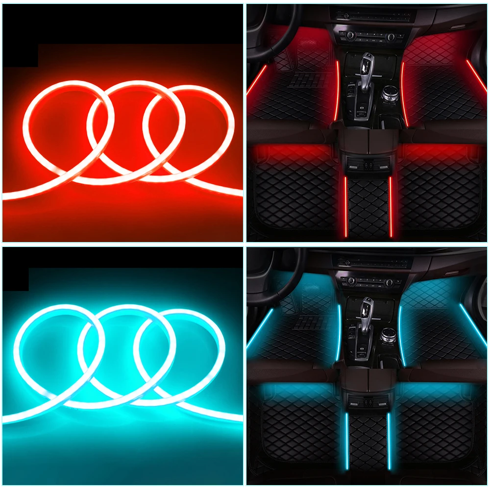 

Led Car Floor Mats For FORD Edge Explorer Ecosport Escape Expedition F-150 F-250 Falcon Fiesta Custom Text Auto Floor Carpet