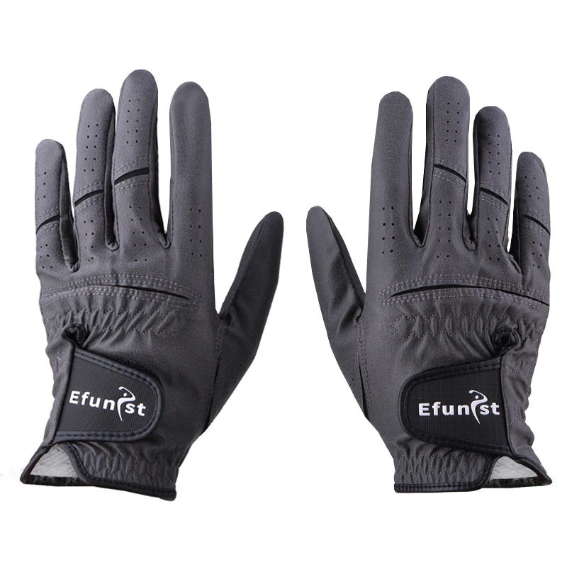 Golf Gloves Men's Glove Left/Right Hand 2 color Soft white Dark Grey Swing Putting Training particles Breathable Namib Gloves 3
