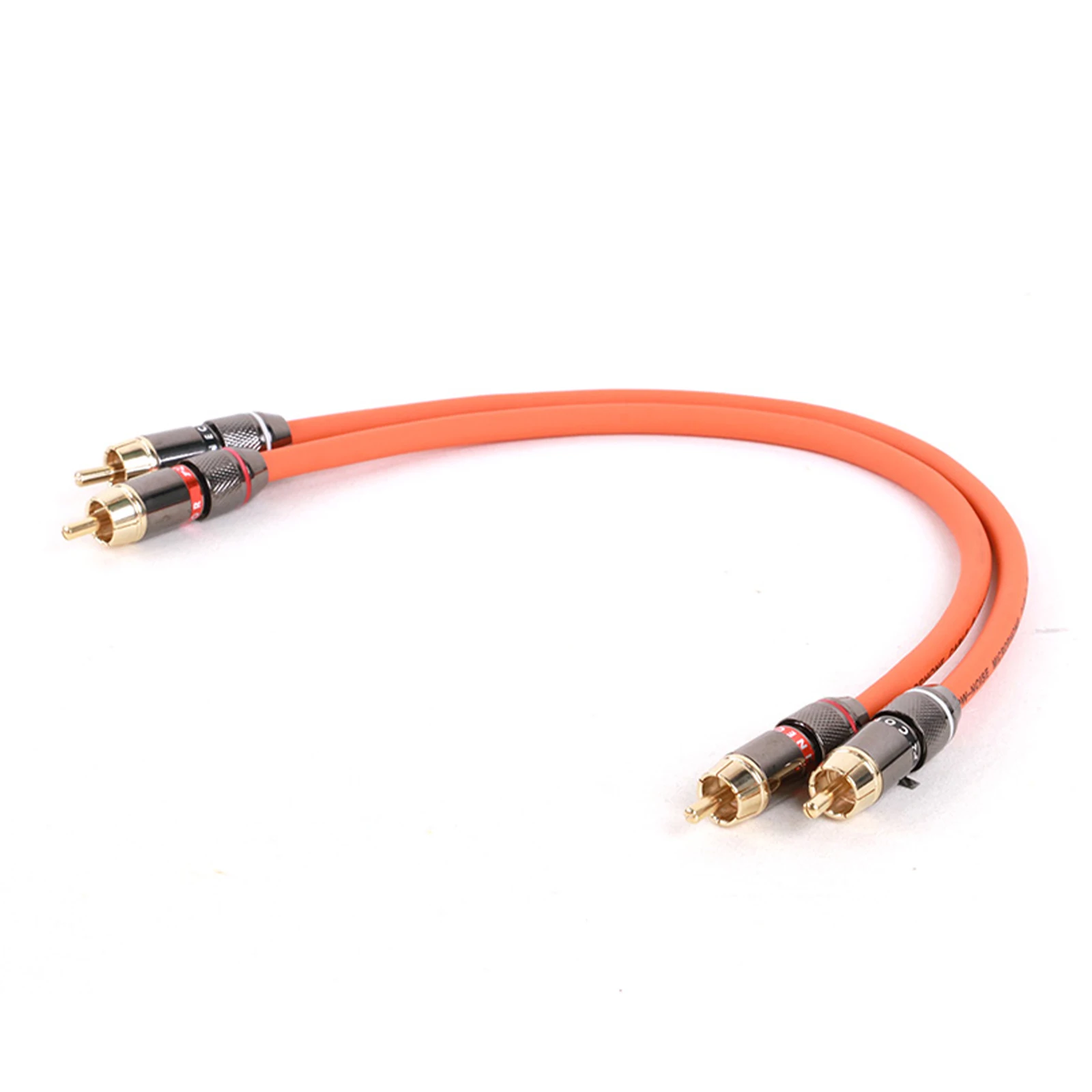 2 Cavi Audio Da 0,9 M Jack 6,35 Mm Maschio A Doppio RCA - Per Mixer, Amplificatori, Microfono, Fotocamera, Con Rame OFC E Doppia Schermatura