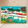 Funny Cartoon S-South Cute Park Floor Mat Bedroom Kitchen Door Bath House Super Absorbent Foot Non-slip 5