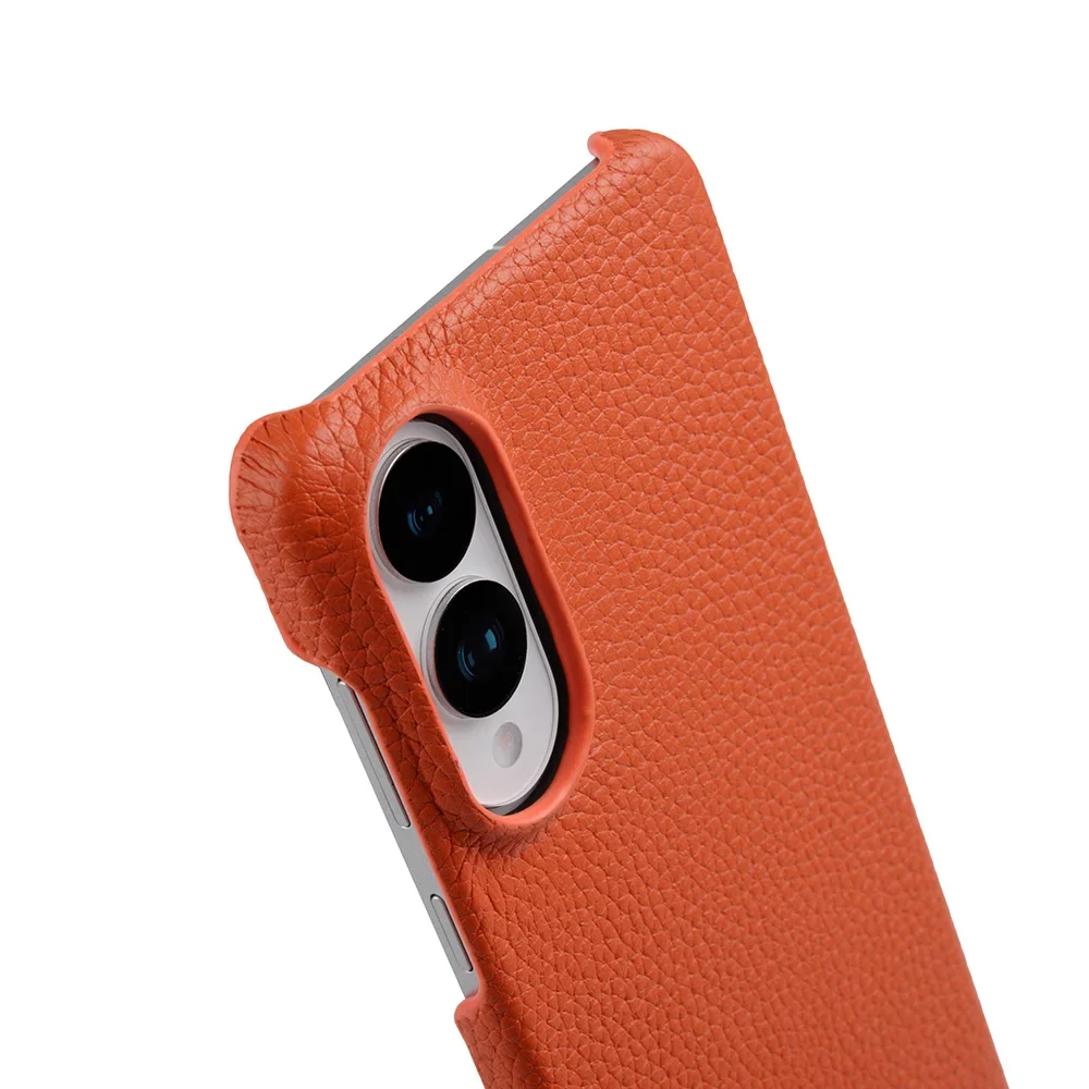 Luxury Handmade Genuine Leather Phone Case - Premium Cowhide Cover