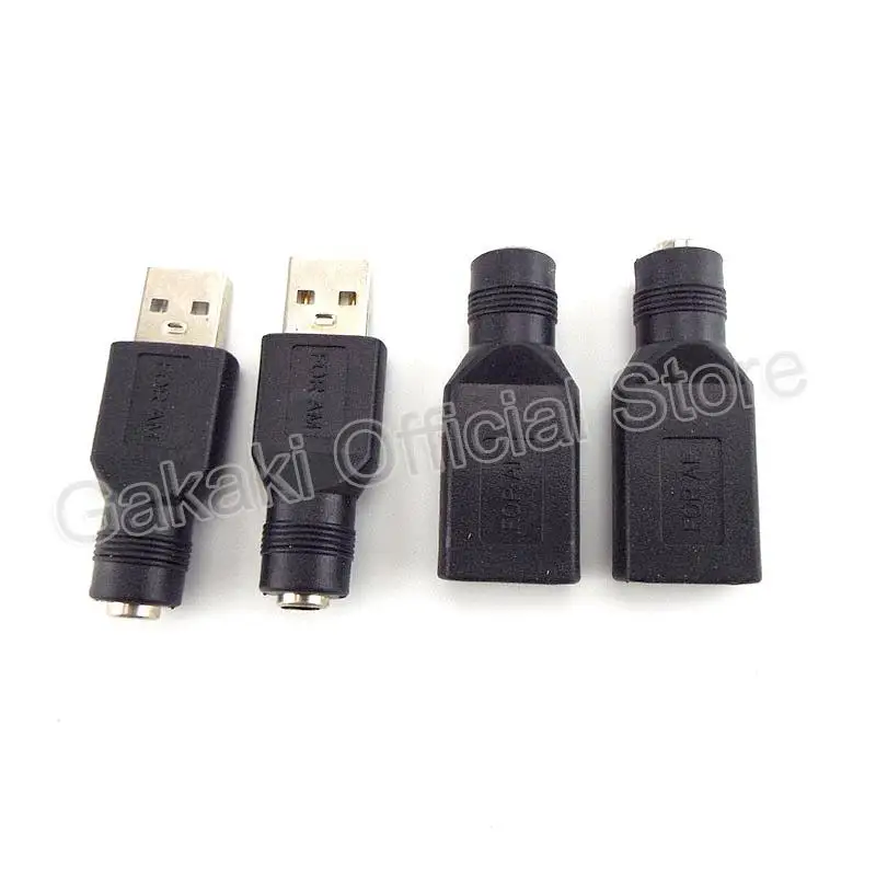 Usb To Dc Adapter Usb To Dc Cable Laptop Power Adapter Power Plug Adapter Power Adapter Dc Power Converter Usb Cable Adapter Conversion Cable Adapter DIY Connector 5.5*2.1mm DC Female Power Jack To USB 2.0 Type A Male Plug Socket 5V DC Power Adapter Laptop