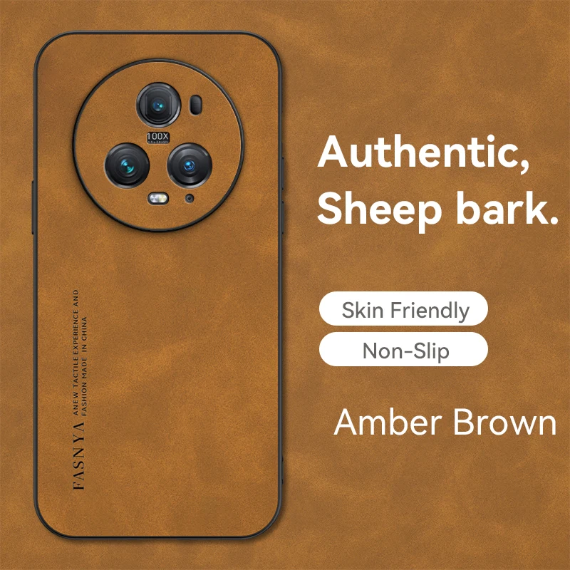 Premium Sheepskin Leather Soft Case with Camera Lens Protection and Shockproof Bumper in Matte Finish