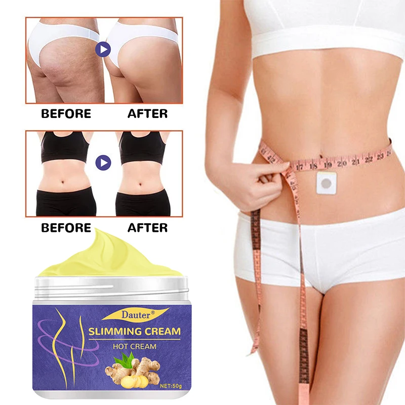 Natural Ingredients Slimming Cream for Women and Men Firming Cellulite Reduce Weight Ginger To Remove |