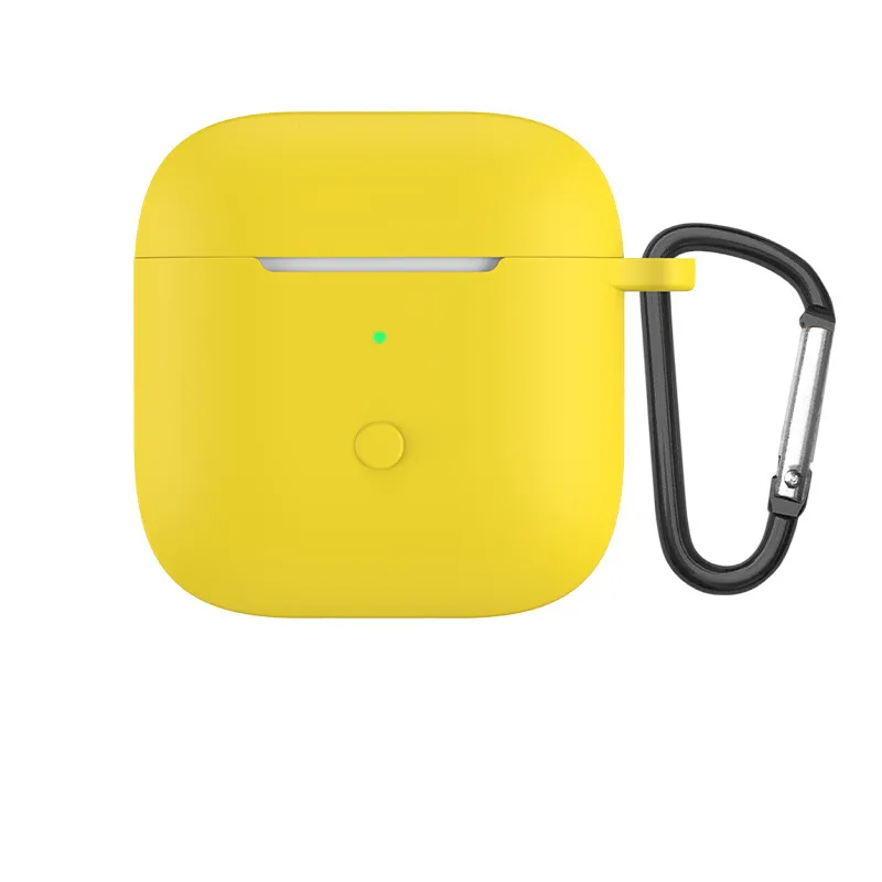 Silicone Bloothooth Earphone Cover For Xiaomi Redmi Buds 3 case Protective Shell For Redmi Buds 3 Headphone чехол with hook 