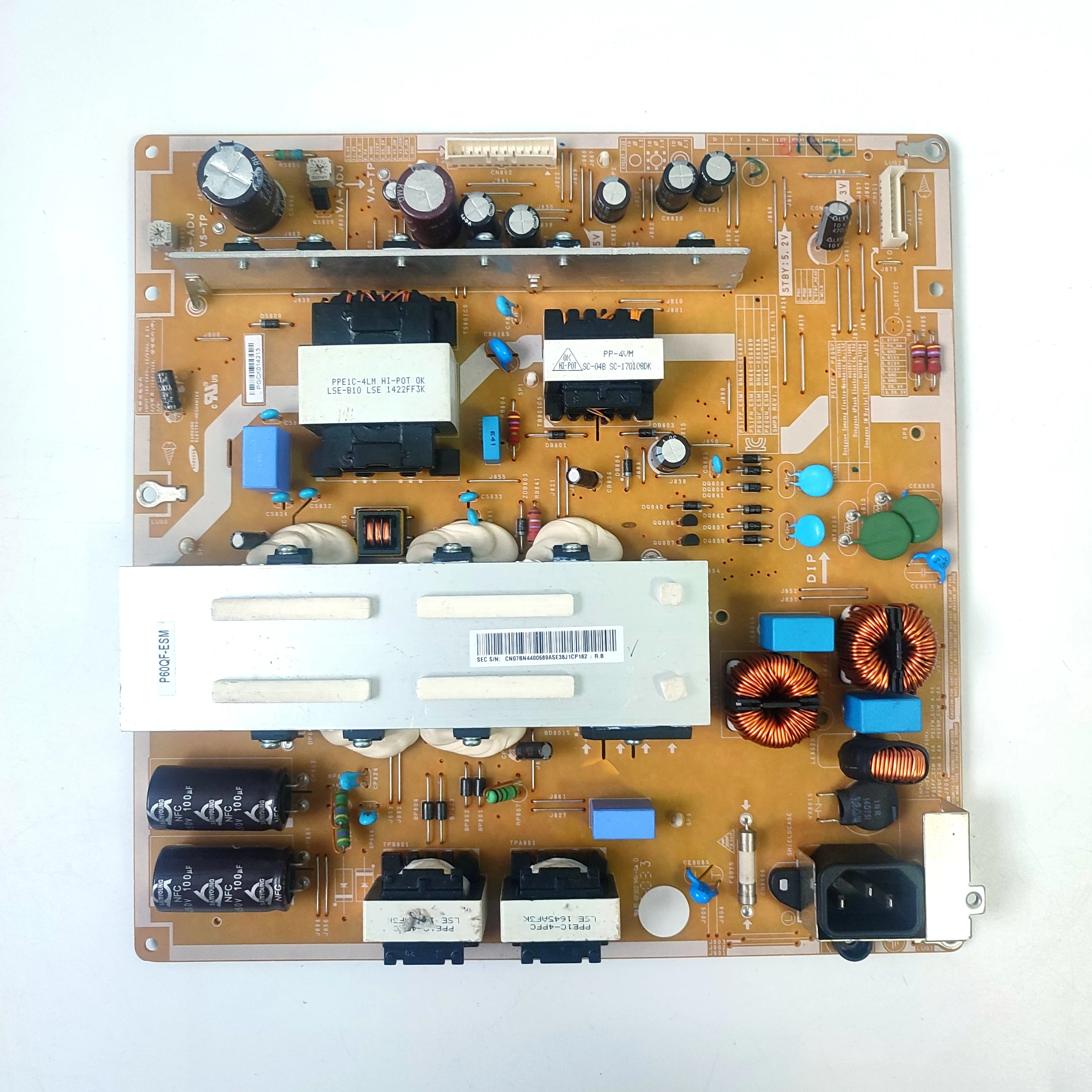 

Power Supply/LED Board P60QF_ESM BN44-00689A BN4400689 for PN51F5300BFXZA PN60F5300BFXZA-TS02 PN60F5300BFXZC PN60F5350BFXZA-TS02