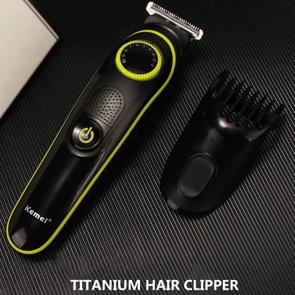 Kemei الرجال 20 طول قابل للتعديل اللحية الشعر المت...