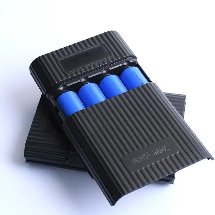 Power Bank Fai Da Te 28/35 Slot Batterie 18650 - Custodia Carica Con 4 USB