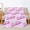 Barbie Oversized Blanket Throw Thick Blanket for Winter Knitted Plaid Bed Blankets and Throws Fluffy Soft Blankets Characters 3