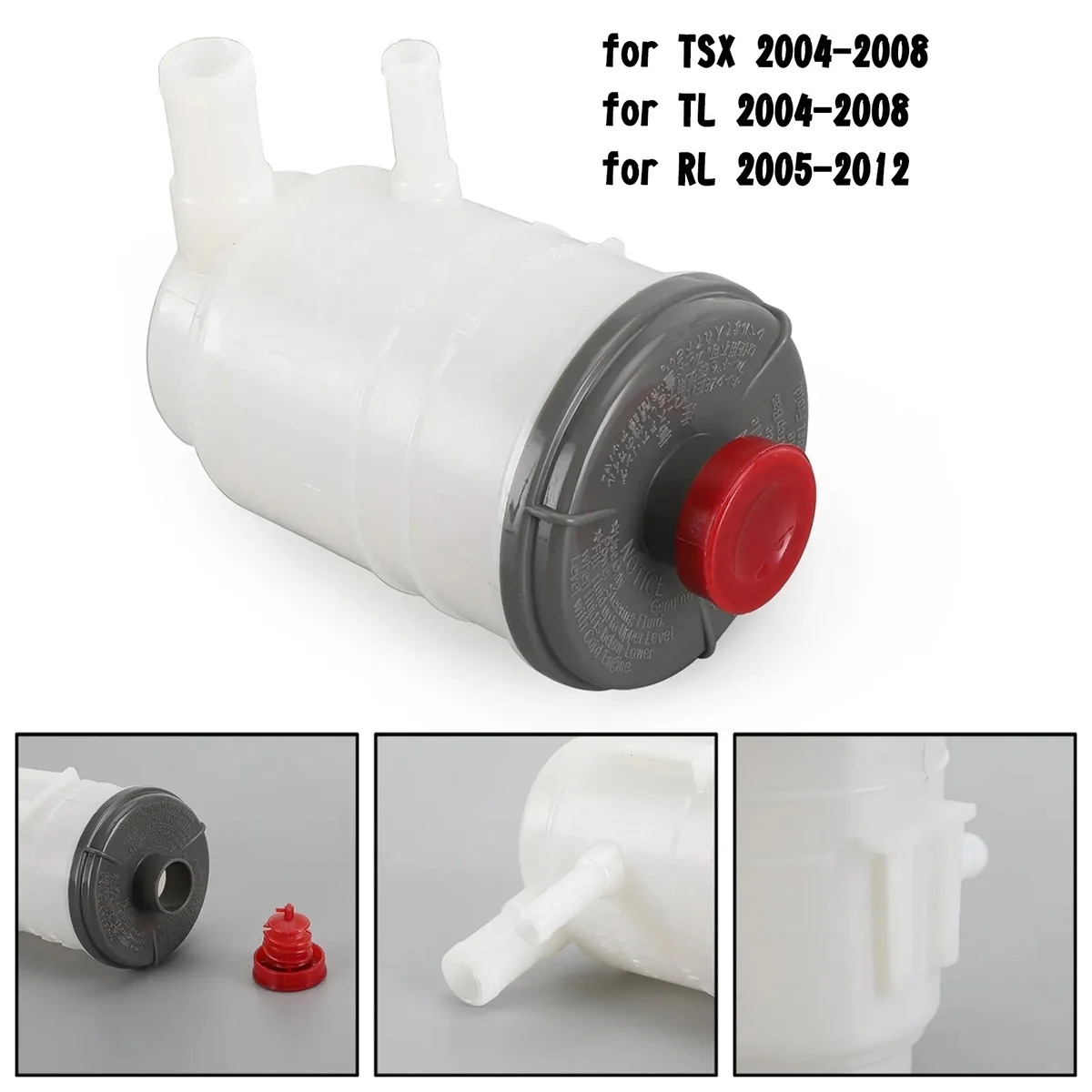 Power Steering Pump Fluid Reservoir Bottle Tank for 2003-2007 Honda Accord / 2004-2008 Acura TL TSX 53701-SDA-A01