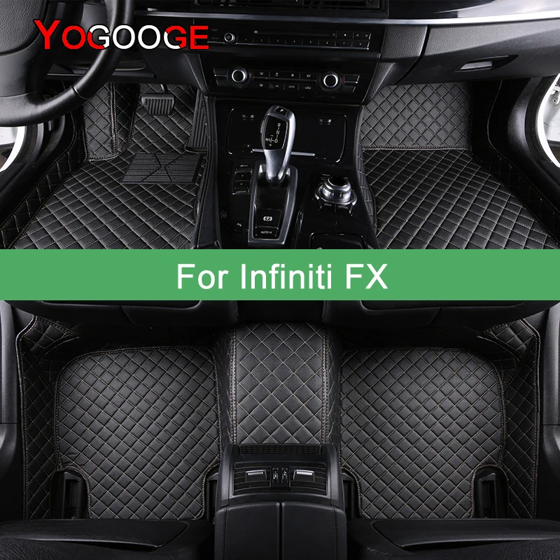 

YOGOOGE Custom Car Floor Mats For Infiniti FX FX30 FX35 FX37 FX45 FX50 Foot Coche Accessories Auto Carpets