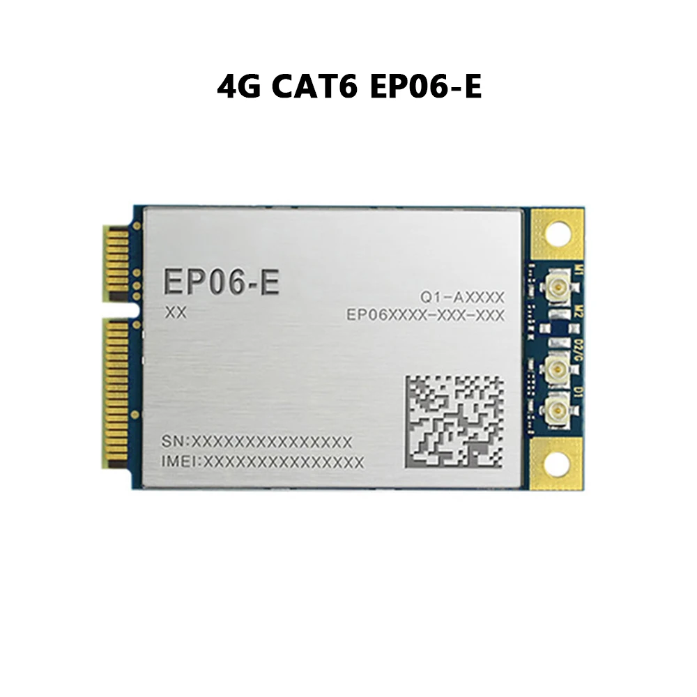 Router 4G Modem CAT6 EP06-E LTE Mini PCIe Work in EU Asia AU Cat4 EC25-AU NL668-EAU 4G Module Support Openwrt B1/B3/B5/B7/B8/B20