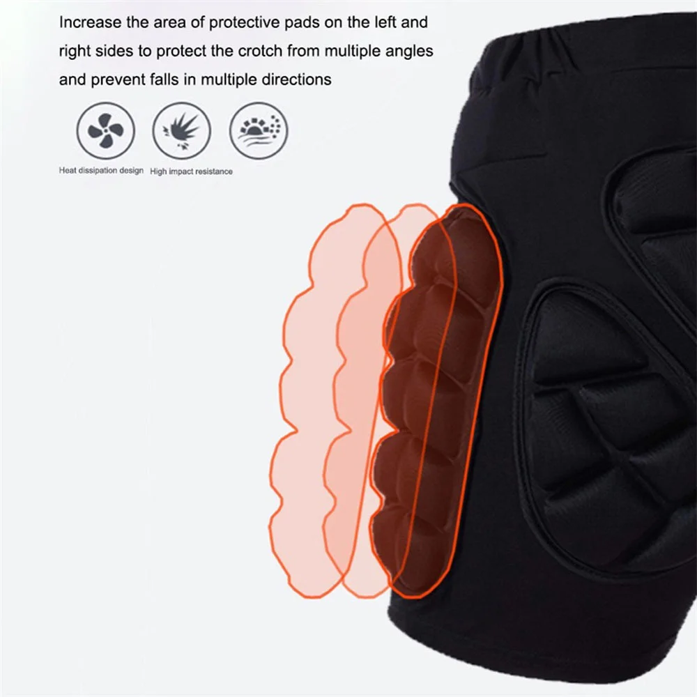 Ski Hip Protection Short Pants Outdoor Sports 3D Protective Short Anti Fall Hip Protection Shorts Sports Protective Equipment