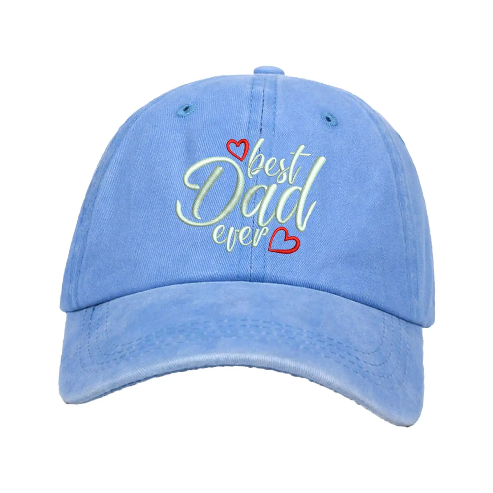 Best Dad Ever Embroidered Baseball Hat Summer Adjustable Fashion Hip Hop Hat Men Baseball Cap for Park Trips Hiking Poolside Gym