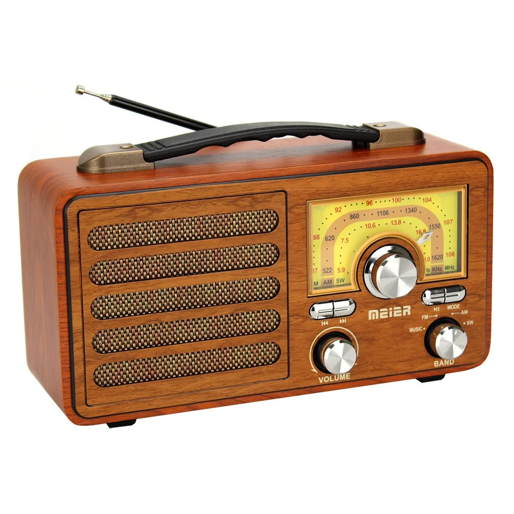 FM/AM/SW/Wooden Retro Bluetooth Radio Speaker MP3 Player TF card USB Playback High Quality bluetooth speaker portable speaker mini bluetooth speaker