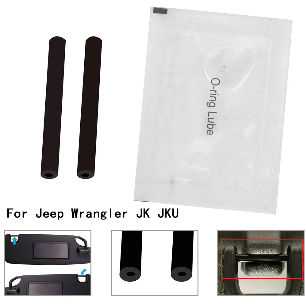 Buy Sun Visor Repair Kit for Jeep Wrangler JK JKU Will Repair Driver &  Passenger Side Sunvisor in Red Set of 2 Online at desertcartSeychelles