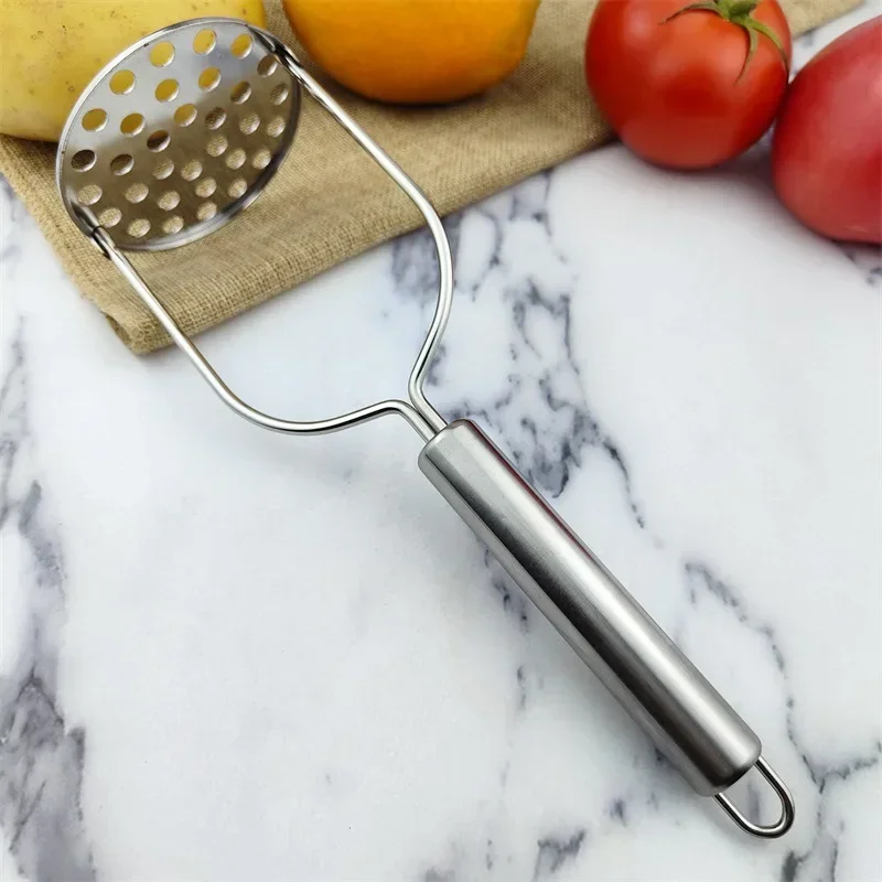 Potato Masher Creative Mud Press Puree Juice Maker Stainless Steel Potatoes Crusher Pusher Fruit Tools