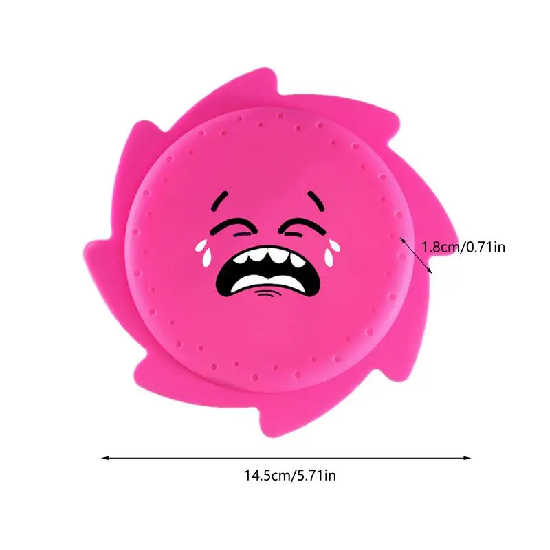 Splash Flying Disc Soft Silicone Splashing Water Disc Toy Pool Water Toys Soft Throwing Skipping Discs For Summer Hot Days For