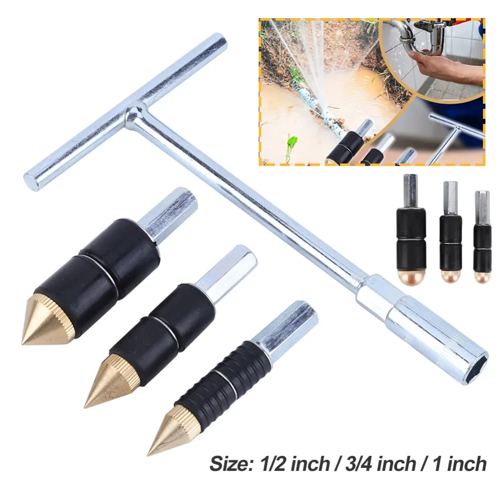 Kitchen Pipe Water Stop Tool Hot-melt Water Stop Pin PPR Tube Tunnel Plug Repair Plumbing Tool for Plugging Bathtub