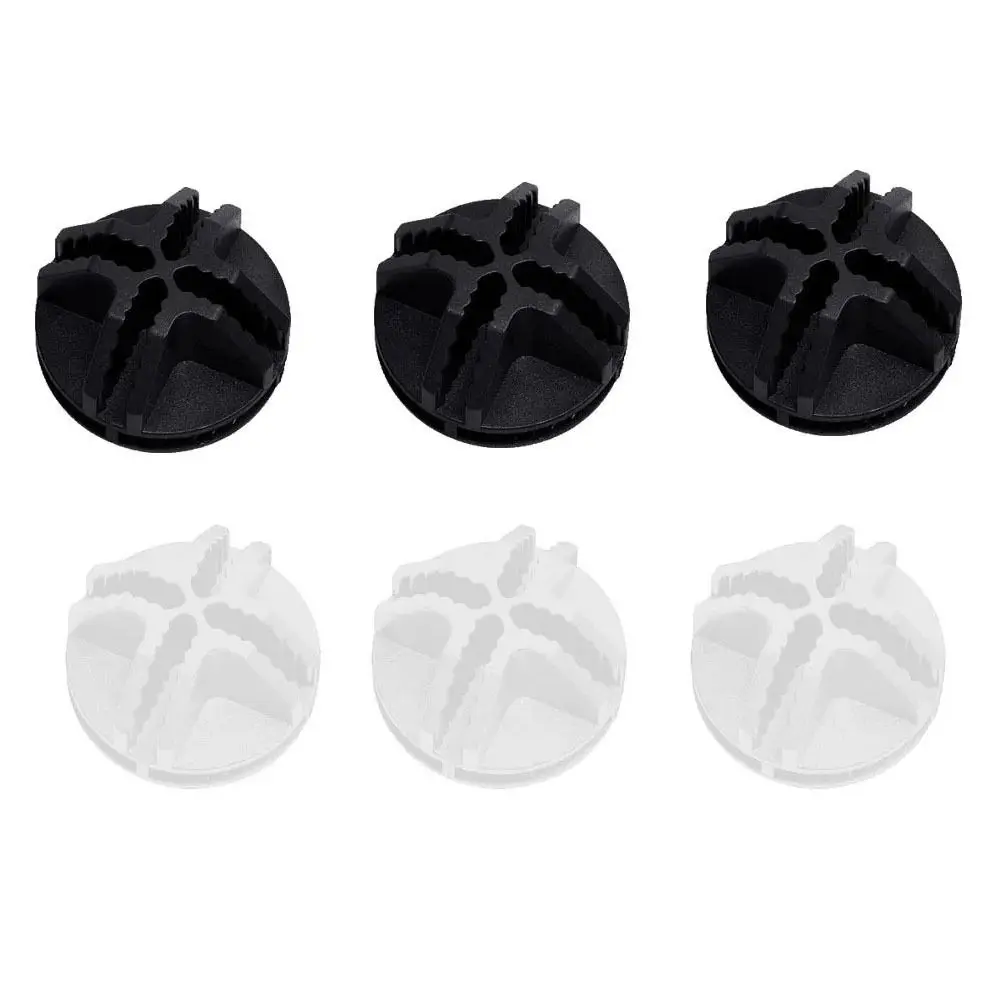 Wire Cube Connectors Plastic Cross Fixing Clip Storage Shelving Modular Organizer Cabinet Closet Clasp Cage Buckles Black 8Pcs