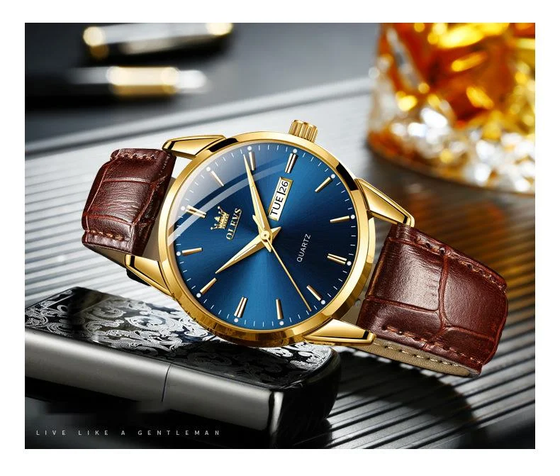 Reloj de cuarzo business para hombre resistente al agua elegante_voghion.com