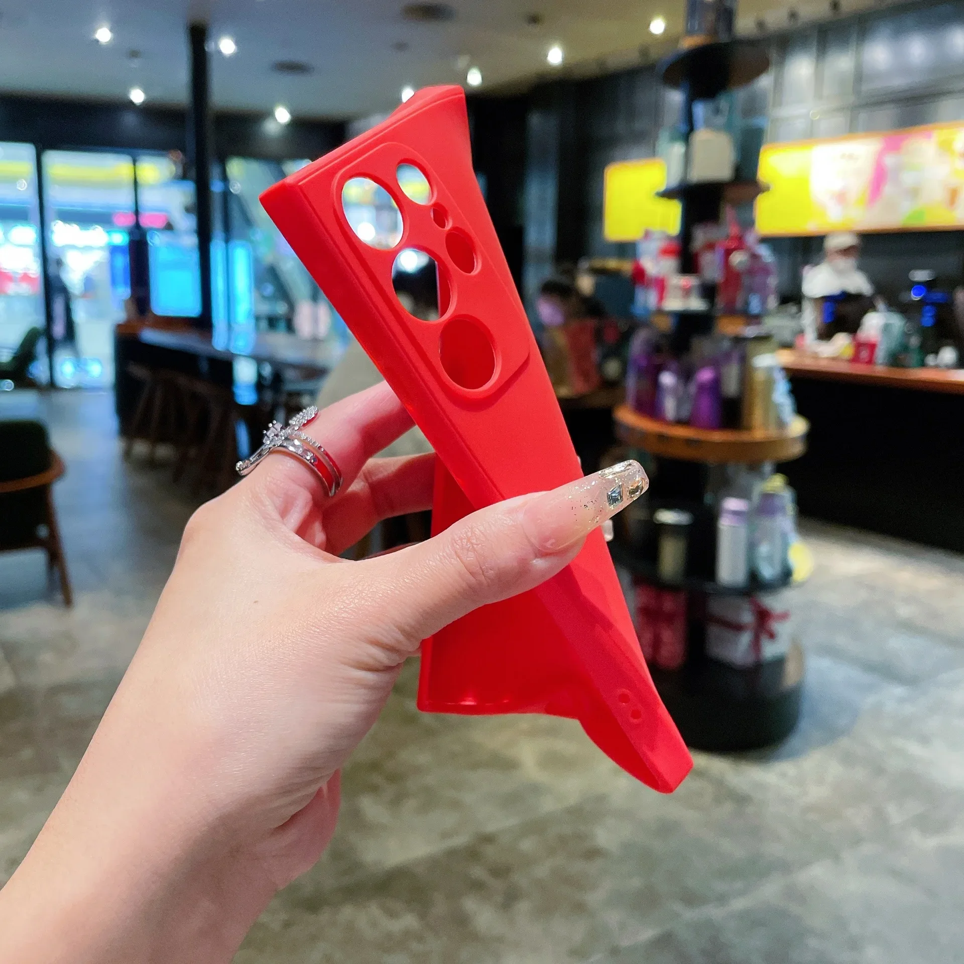 Solid Color Minimalism Soft Straight TPU Phone Case Samsung S24 S23 S22 Note 20 Ultra Plus FE Shockproof Smartphone Back Cover