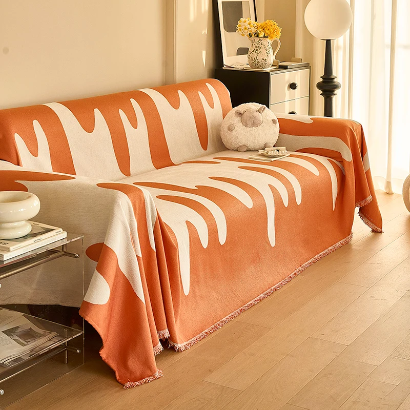 Home Sofa Cover Living Room Sofas Blanket Cover Qknitted Blanket For Sofa Knitted 3 Seater Sofa Cover Full Set 2