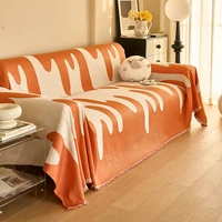 Home Sofa Cover Living Room Sofas Blanket Cover Qknitted Blanket For Sofa Knitted 3 Seater Sofa Cover Full Set 2