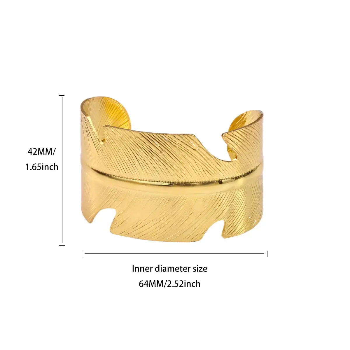 Stainless Steel Bangles For Women Gold Plated