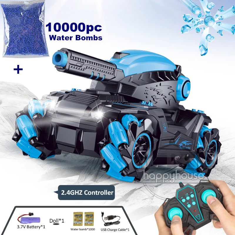 Remote Control Tank for Children Water Bomb Tank Toy Electric Gesture Remote Control Car RC Tank multiplayer RC Car for Boy Kids wall climbing car RC Cars