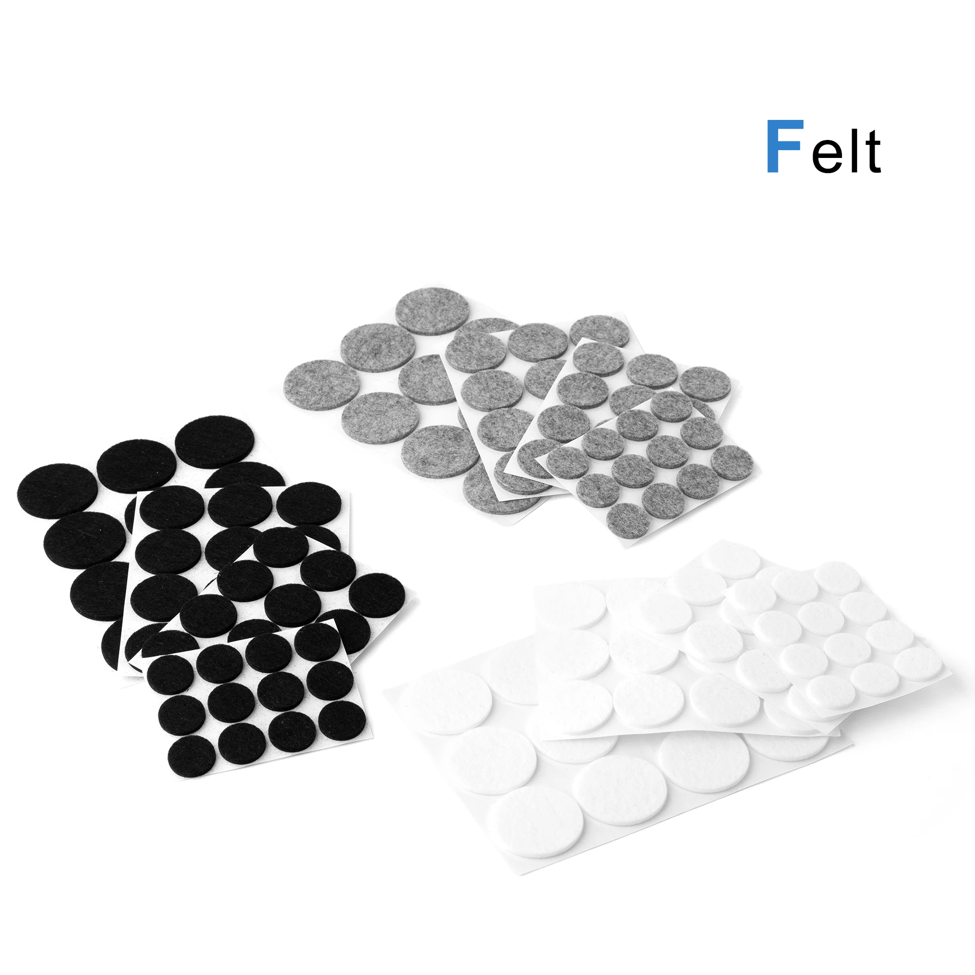 Ultra-Thick 3mm Felt Furniture Leg Pads – Self-Adhesive, Anti-Slip, Noise-Reducing Floor Protectors