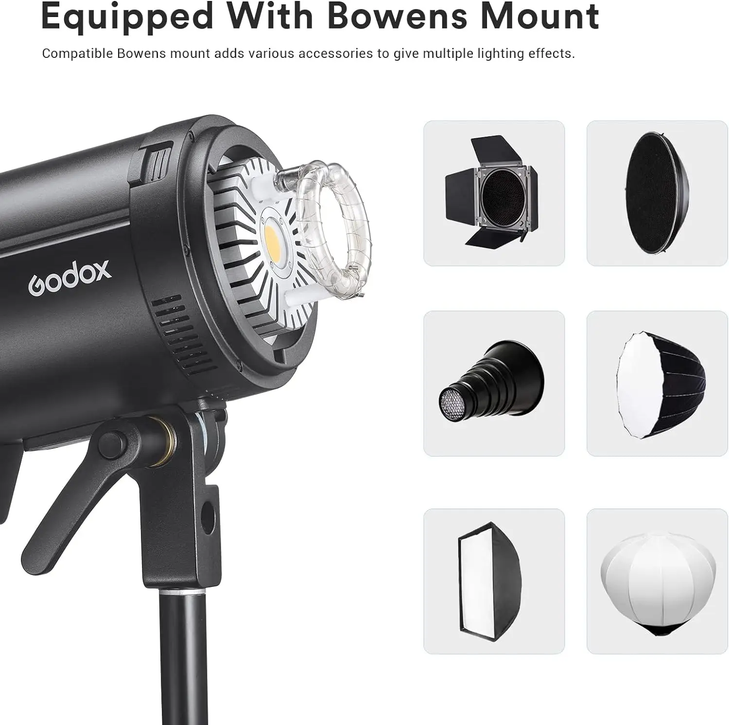 Godox DP400IIIV DP600IIIV DP800IIIV DP1000IIIV 전문 스튜디오 플래시 스트로브 사진 촬영용 모노라이트 (표준 반사판 포함)