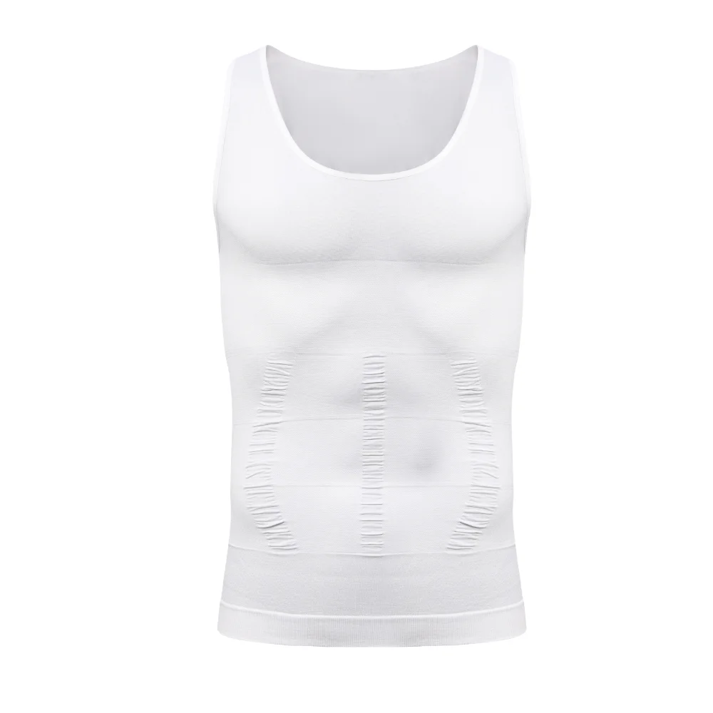 남성 슬리밍 압박 보정 속옷, 통기성 좋은 언더셔츠, 여성형 유방증 가슴 압박 바디 쉐이퍼, 데일리 언더웨어