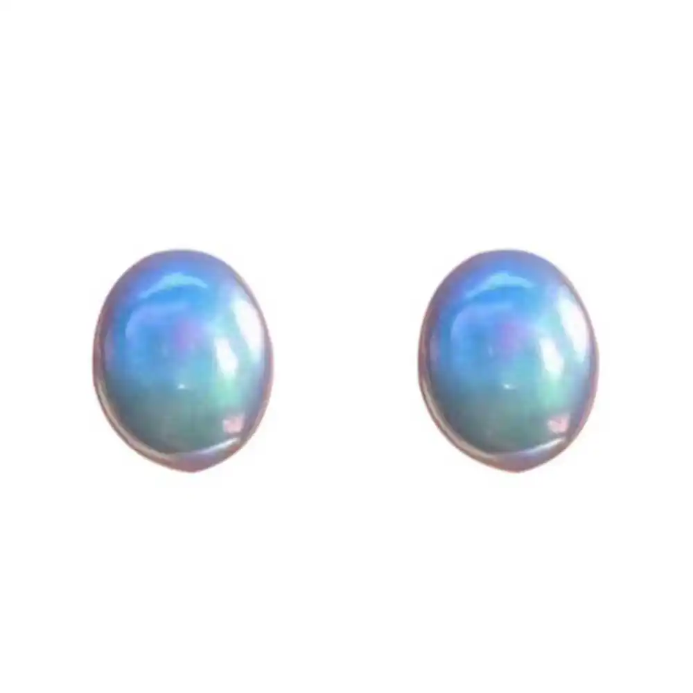 Natural freshwater pearl white coin Baroque pearl earrings Accessories FOOL'S DAY Halloween Wedding Beautiful Easter Jewelry