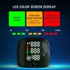 LED Rechargeable Wrist Blood Pressure Monitor English / Russian / Portuguese / Spanish Voice Broadcast Tonometer BP Monitor 2