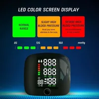 LED Rechargeable Wrist Blood Pressure Monitor English / Russian / Portuguese / Spanish Voice Broadcast Tonometer BP Monitor 2