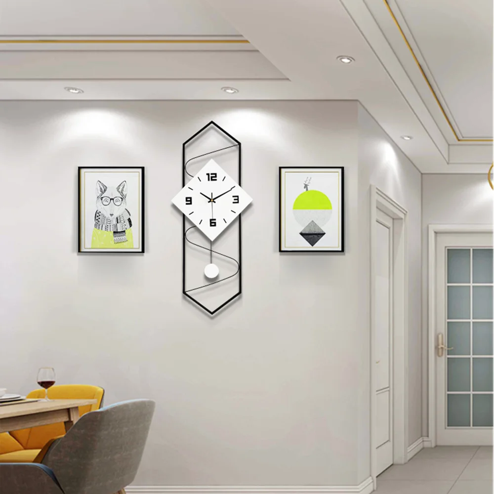 

Wall Watch Modern Design Large Silent Watch Wall Residential Culture Clocks Living Room Decoration Handicrafts Watches