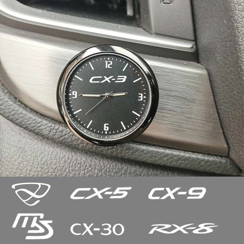 Auto Armaturenbrett Uhr - Leuchtet Im Dunkeln Mit Selbstklebefunktion