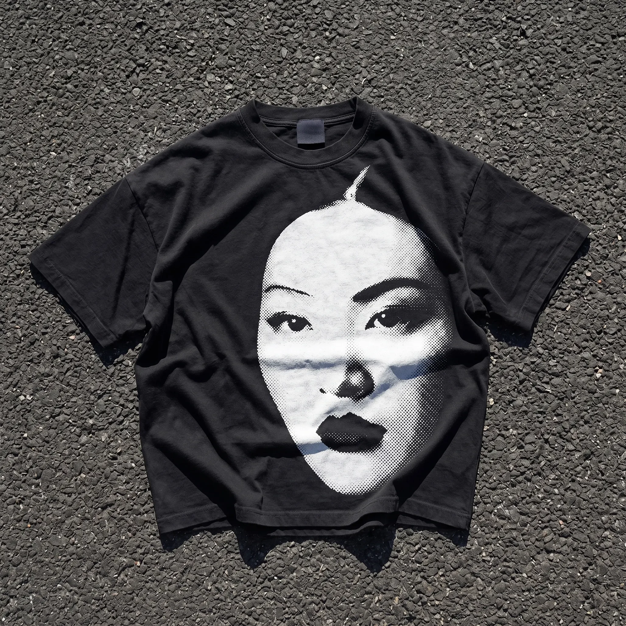 Vintage Oversized Hip Hop Streetwear Graphic T-Shirt - Casual Short Sleeve Summer Fashion Tee
