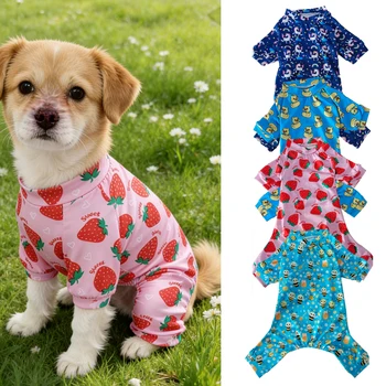 Warm Winter Pajamas Jumpsuit for Dogs - Four Legs Winter Onesie for Medium to Large Dogs Puppy Comfortable Dog Clothes 1