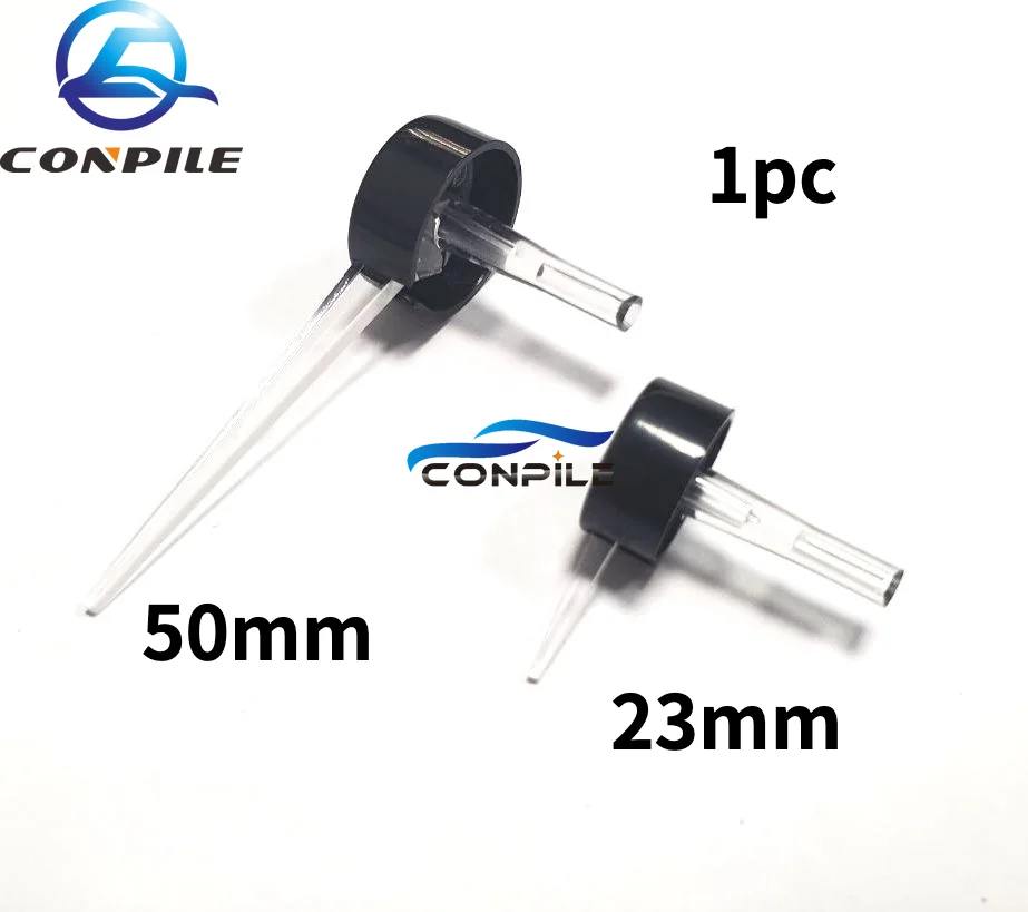 차량용 계기판 포인터, 투명 샤프트, 표준 라이트 가이드 포인터, 클러스터 홀, 1.0mm, 23mm, 50mm, 1 개