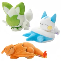 Pokemon Pikachu Sleeping Series Gengar Plush Sprigatito Pachirisu Stuffed Doll Charizard Peluche Toy Hobbies Xmas Gift 1