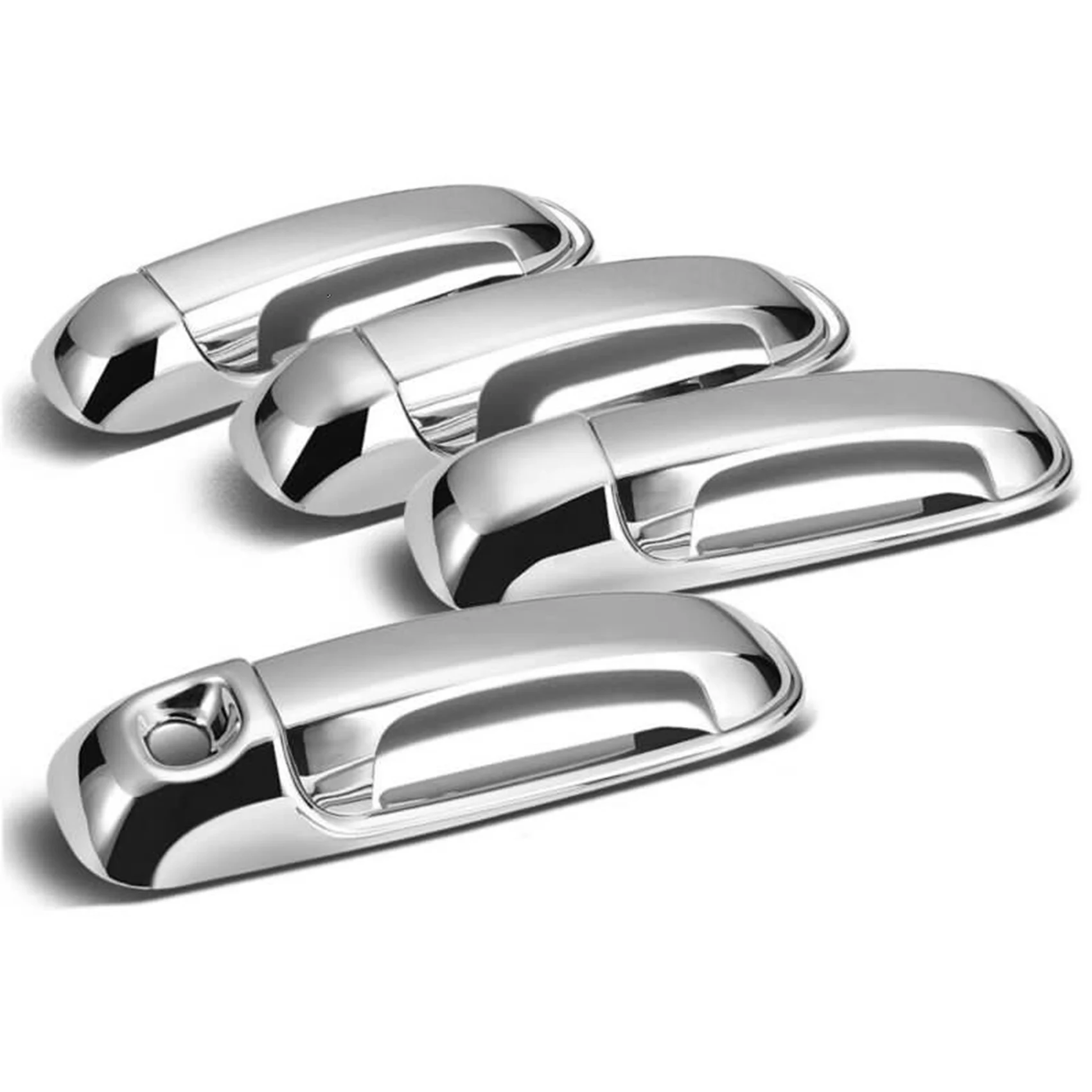 

8 шт., накладки на дверные ручки для Dodge Ram 1500 2500 3500 4500 5500 2002-2008 Chrome