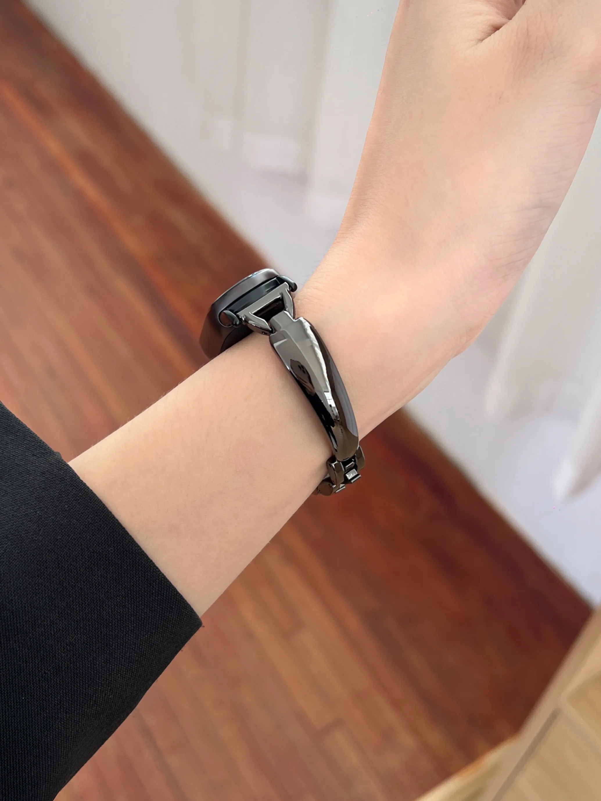 Edelstahlarmband für Xiaomi Mi Band 9 8/NFC Smart Armband Metallersatz für Miband 10 9 Smartwatch Correa Zubehör – Detail 17