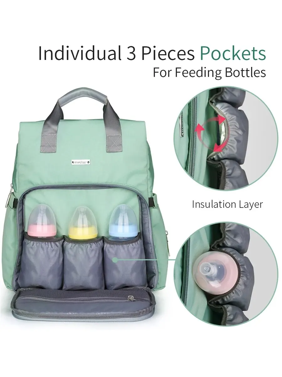 Mommy Maternity Diaper Bag Waterproof Baby Nappy Backpack Storage Changing Bag Large Capacity Baby Stroller Fashion Travel Bag 4