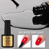 12ml UV LED Soak Off No Wipe Top Coat For Nail UV Gel Polish Transparent Clear Manicure Primer Varnish Set 1