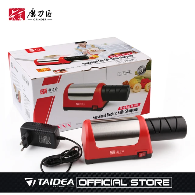 TAIDEA  [Electric]  Knife Sharpener Sharpening stone Professional 600/1000# Diamond Ceramic kitchen Sharpeners Machine TG1031 3