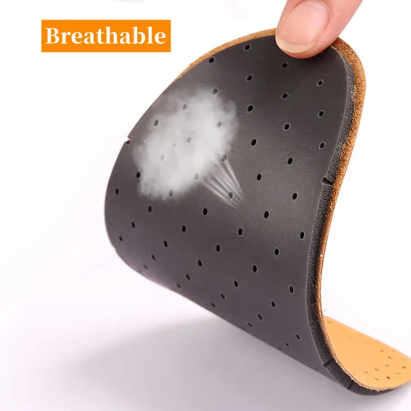 Cowhide Forefoot Pad For High Heels Shock Absorption Breathable Latex Shoes Insoles Inlegzolen Anti Slip Heels Palmilha Solette