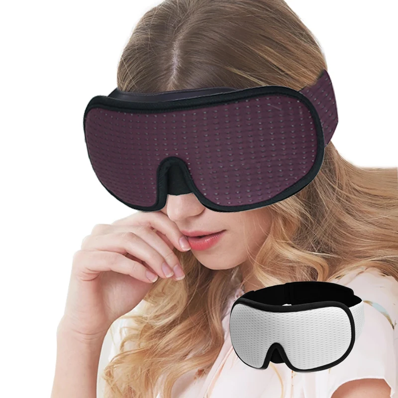 Masque De Nuit Lesté – Aide Au Sommeil Avec Pression Douce, Respirant, Pour Dormir, Méditer Ou Voyager