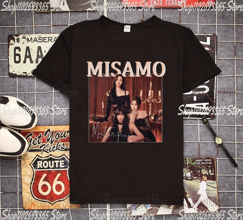 TWICE MISAMO Masterpiece Tシャツ3枚セット　未開封 美品】TWICE MISAMO ミサモ Masterpiece Tシャツ S黒 - メルカリ